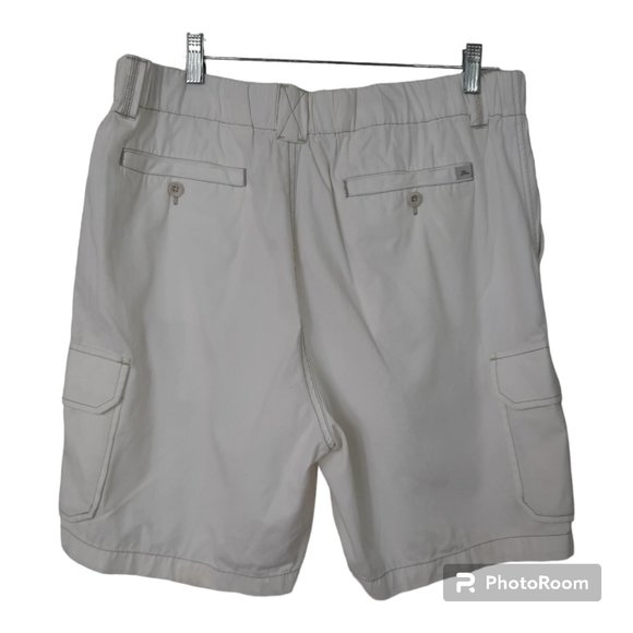 Tommy Bahama Men's Relaxed Cargo Shorts, Size LG, Off White, - Picture 2 of 11